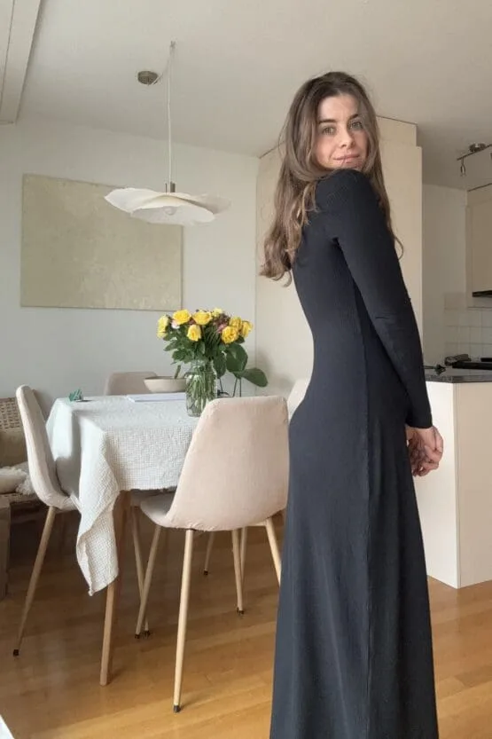 Alba Rib Dress - Image 4