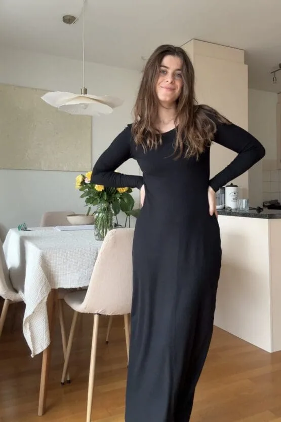 Alba Rib Dress - Image 5