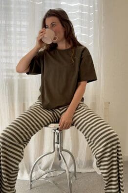 Leo striped Pants