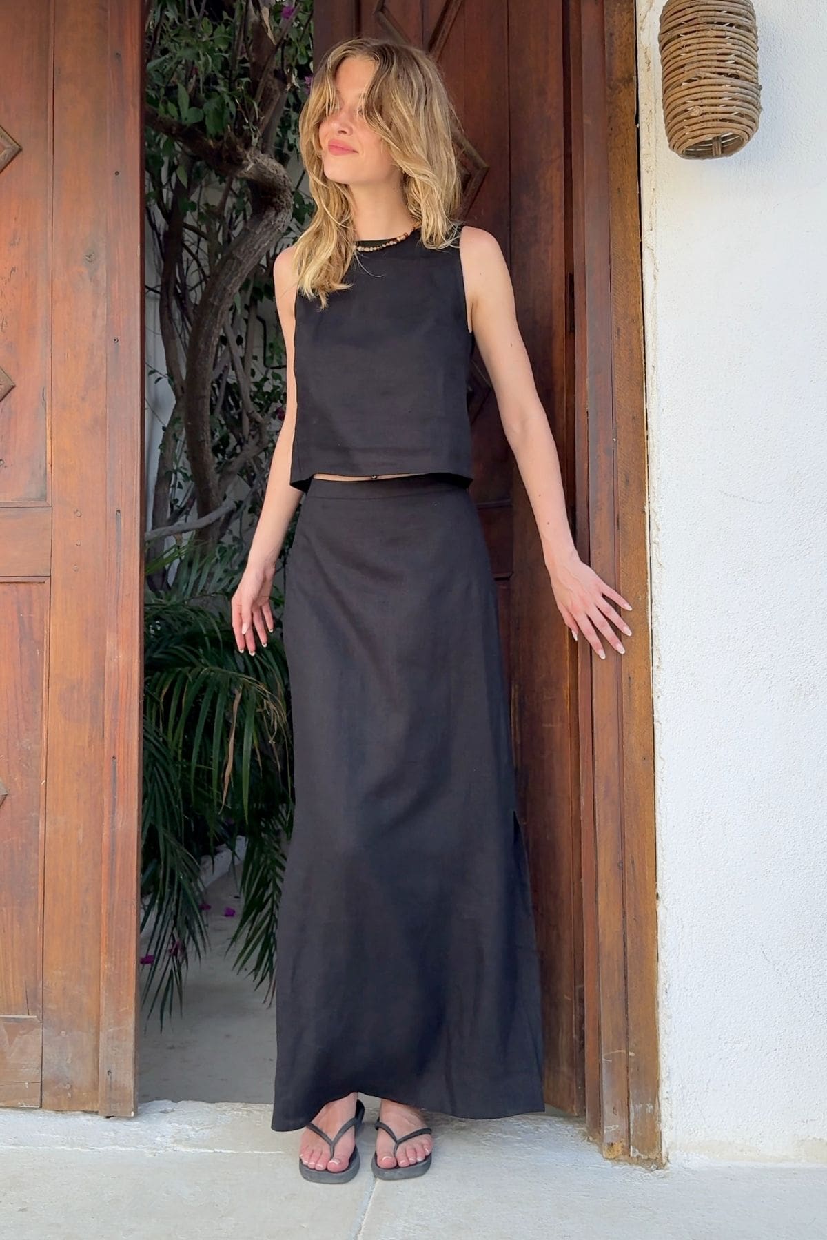 Linda Linen Skirt - Image 8
