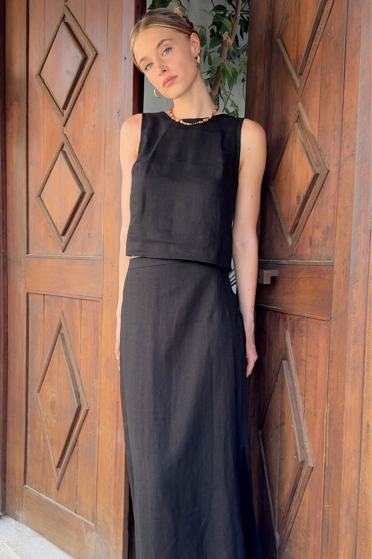 Linda Linen Skirt - Image 6