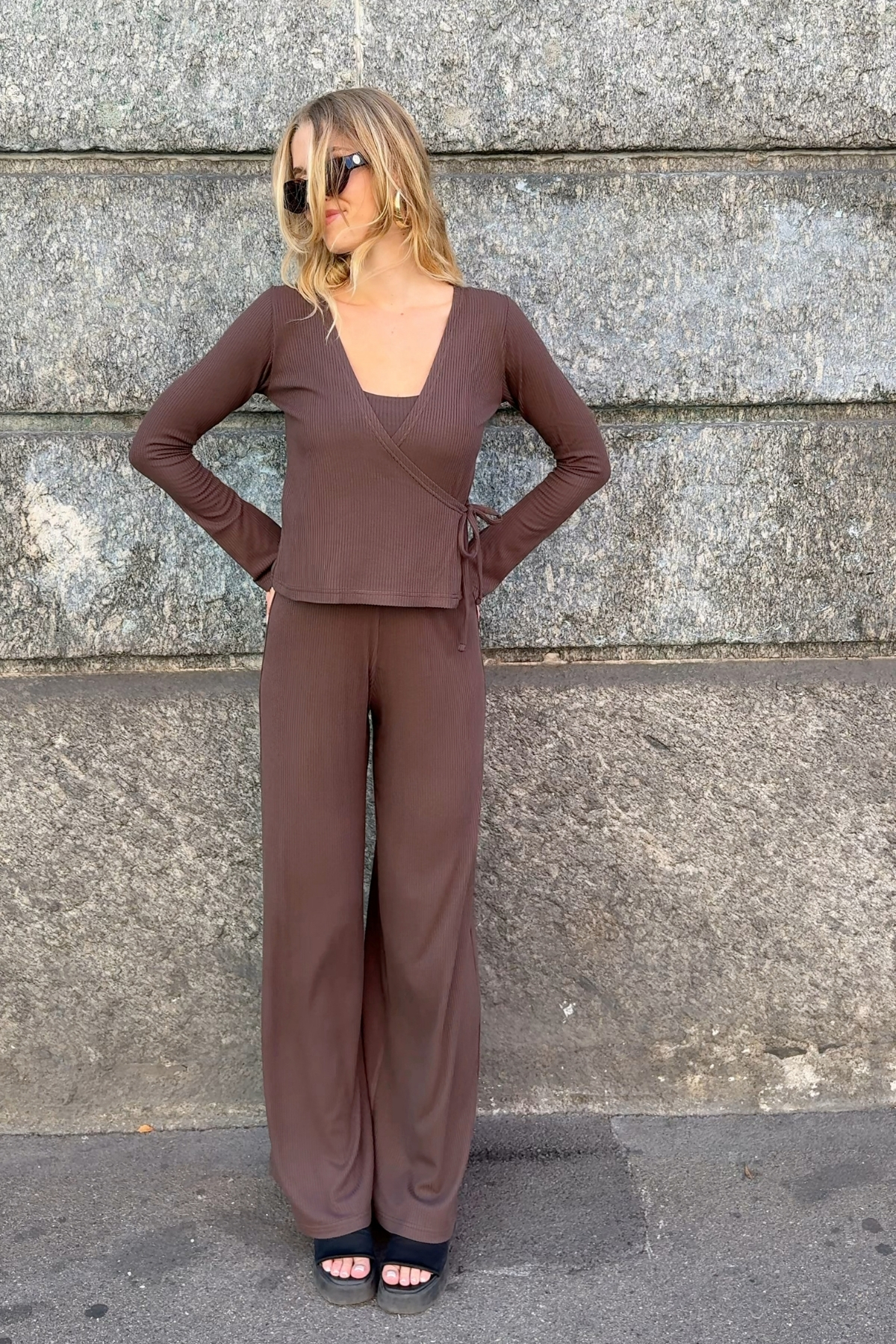 Lia Wrap Top - Image 2